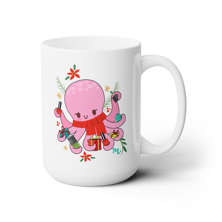 Gifted Octopus Ceramic Coffee Mug 15oz