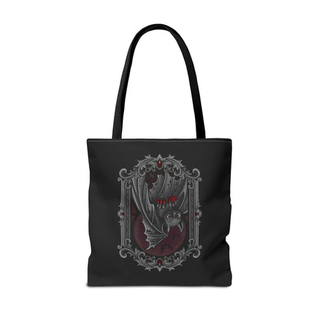 Gothic Halloween Black Tote Bag