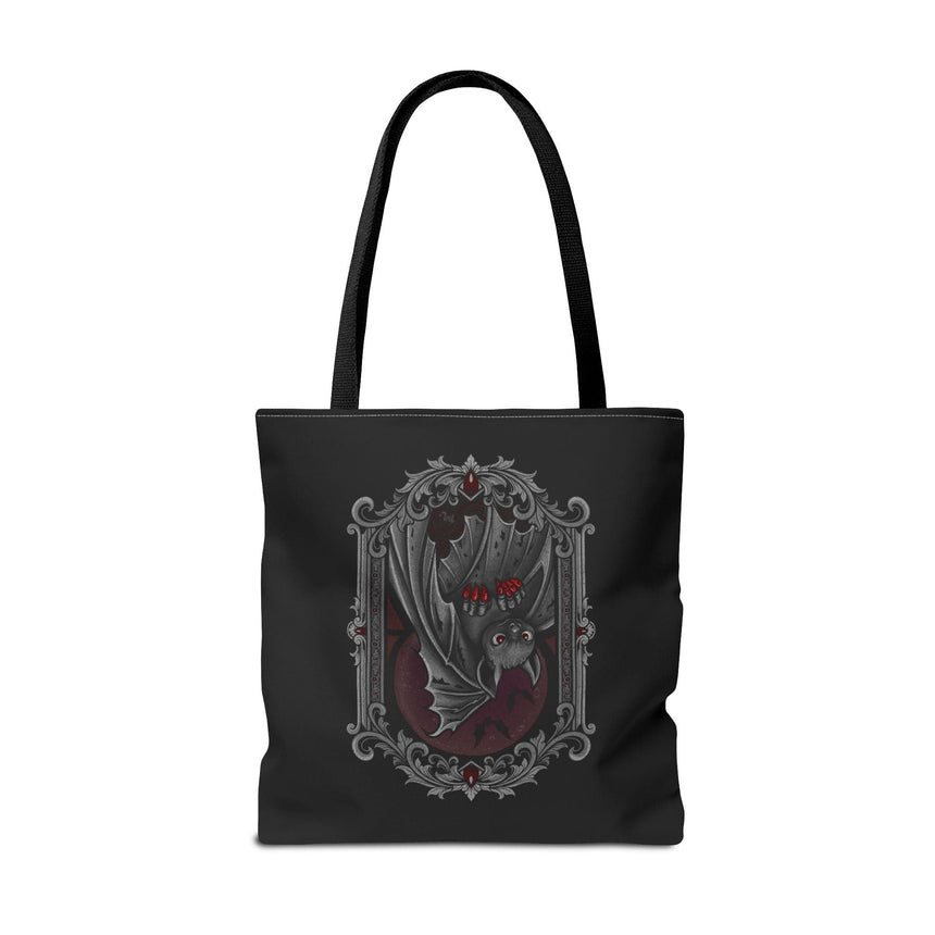 Gothic Halloween Black Tote Bag