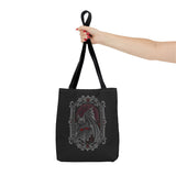 Gothic Halloween Black Tote Bag