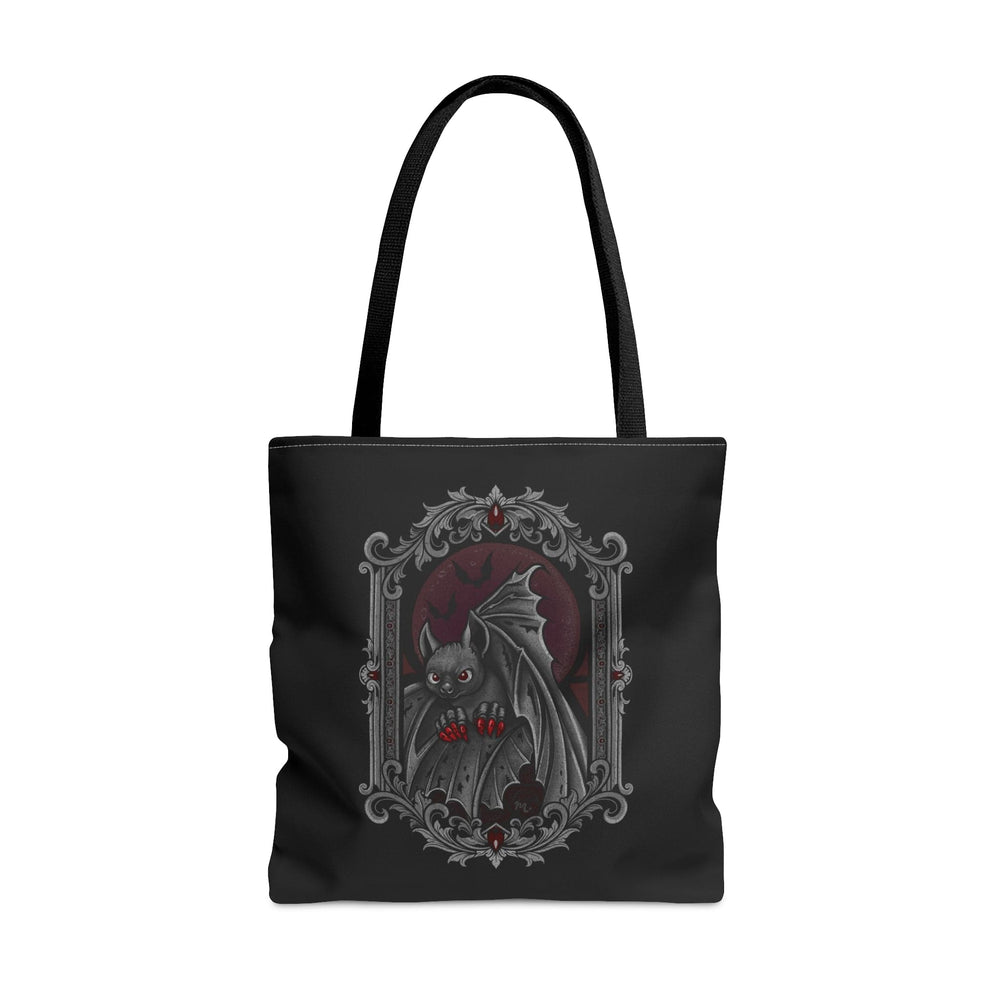 Gothic Halloween Black Tote Bag