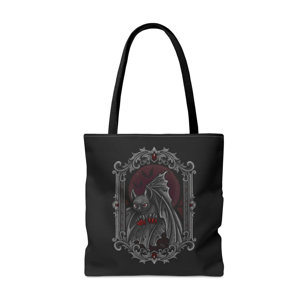 Gothic Halloween Black Tote Bag