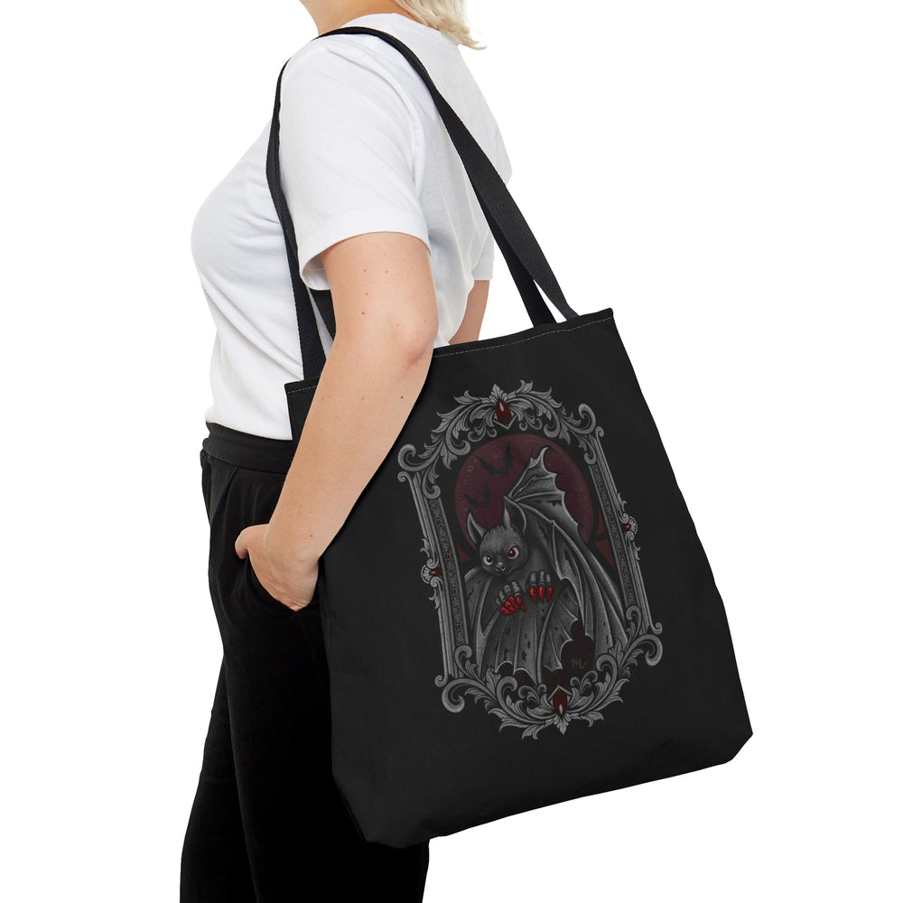 Gothic Halloween Black Tote Bag