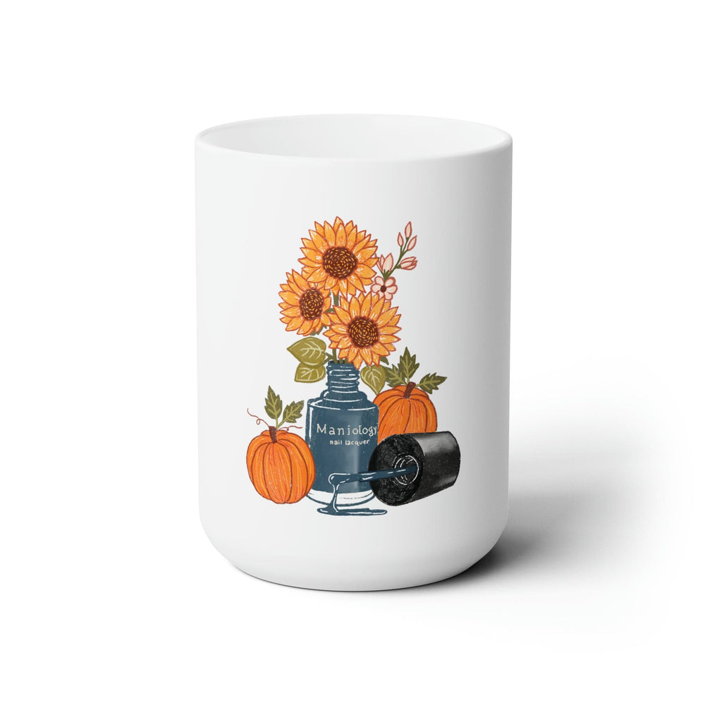 Harvest Bouquet Ceramic Coffee Mug 15oz