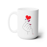 I Heart Nail Art - Ceramic Coffee Mug 15oz