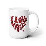 I Love Nails Ceramic Coffee Mug 15oz