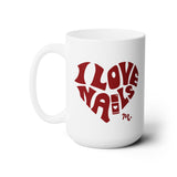 I Love Nails Ceramic Coffee Mug 15oz