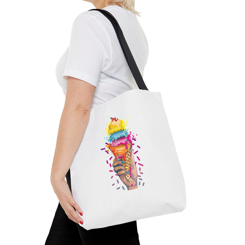 Ice Cream Nails Tote Bag