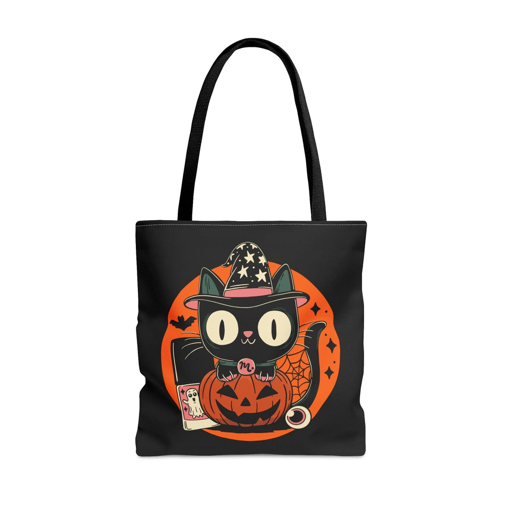 Kitty Halloween Black Tote Bag