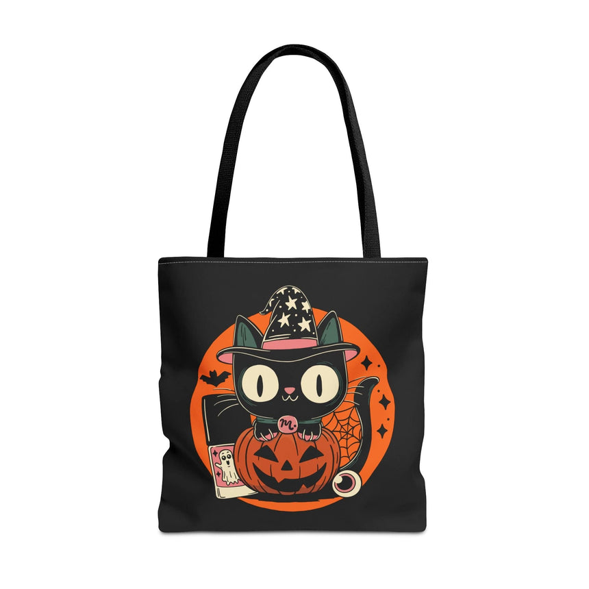 Kitty Halloween Black Tote Bag