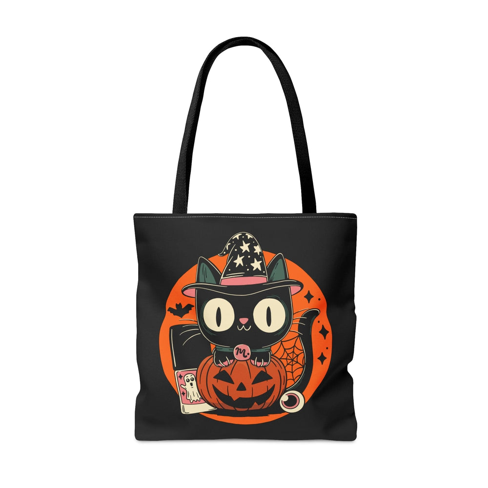 Kitty Halloween Black Tote Bag