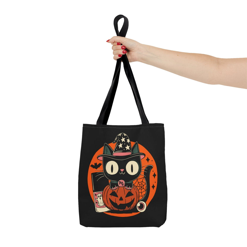 Kitty Halloween Black Tote Bag