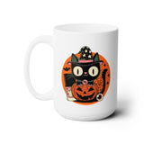 Kitty Halloween Ceramic Coffee Mug 15oz