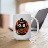 Kitty Halloween Ceramic Coffee Mug 15oz