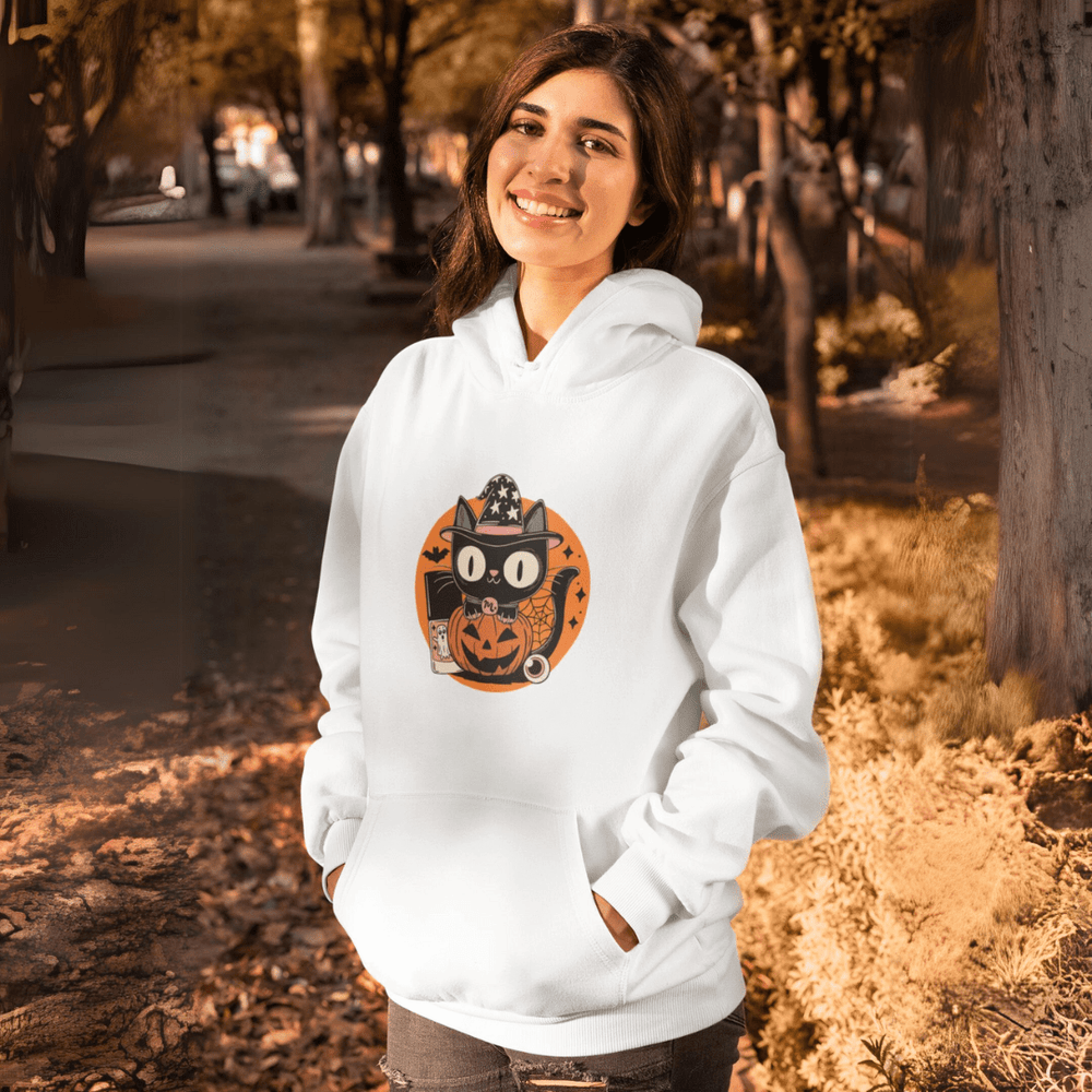 Kitty Halloween - Heavy Blend Hoodie Sweatshirt