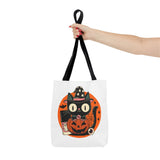 Kitty Halloween Tote Bag