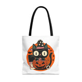Kitty Halloween Tote Bag