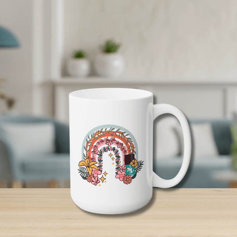 Lei of Aloha Ceramic Coffee Mug 15oz