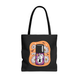 Lovely Ghouls Tote Bag - Black