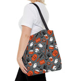 Manicured Halloween Tote Bag - Dark Grey
