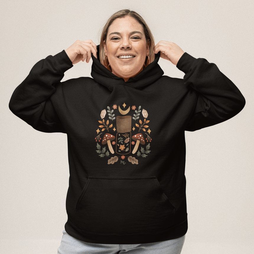 Mystic Garden - Heavy Blend Hoodie Sweatshirt