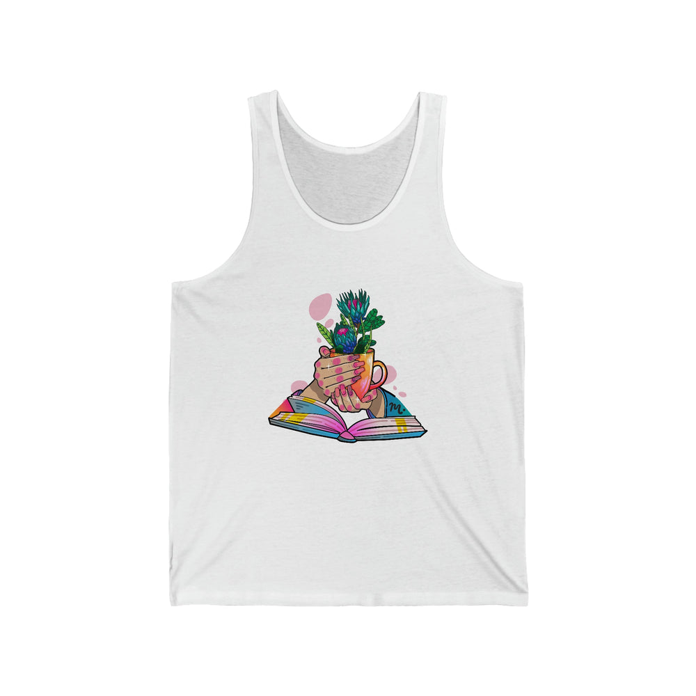 Plants, Books and Nails - Jersey Tank Top