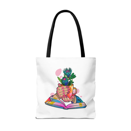 Plants, Books and Nails Tote Bag