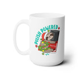 Polish Powered Sloth Ceramic Coffee Mug 15oz