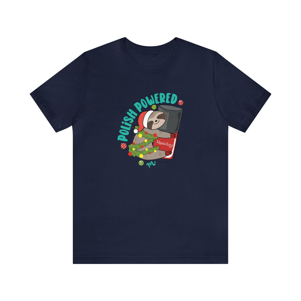 Polish Powered Sloth - Short Sleeve T-shirt