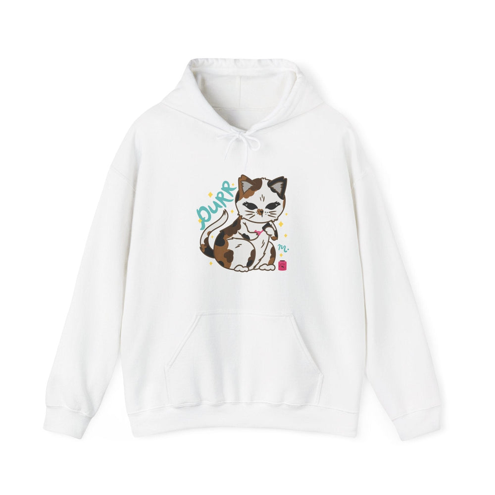 PURR Cat & Nails - Heavy Blend Hoodie Sweatshirt