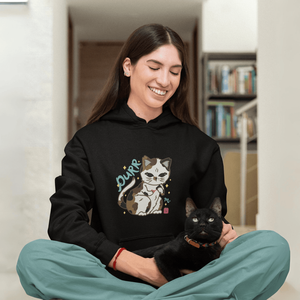 PURR Cat & Nails - Heavy Blend Hoodie Sweatshirt