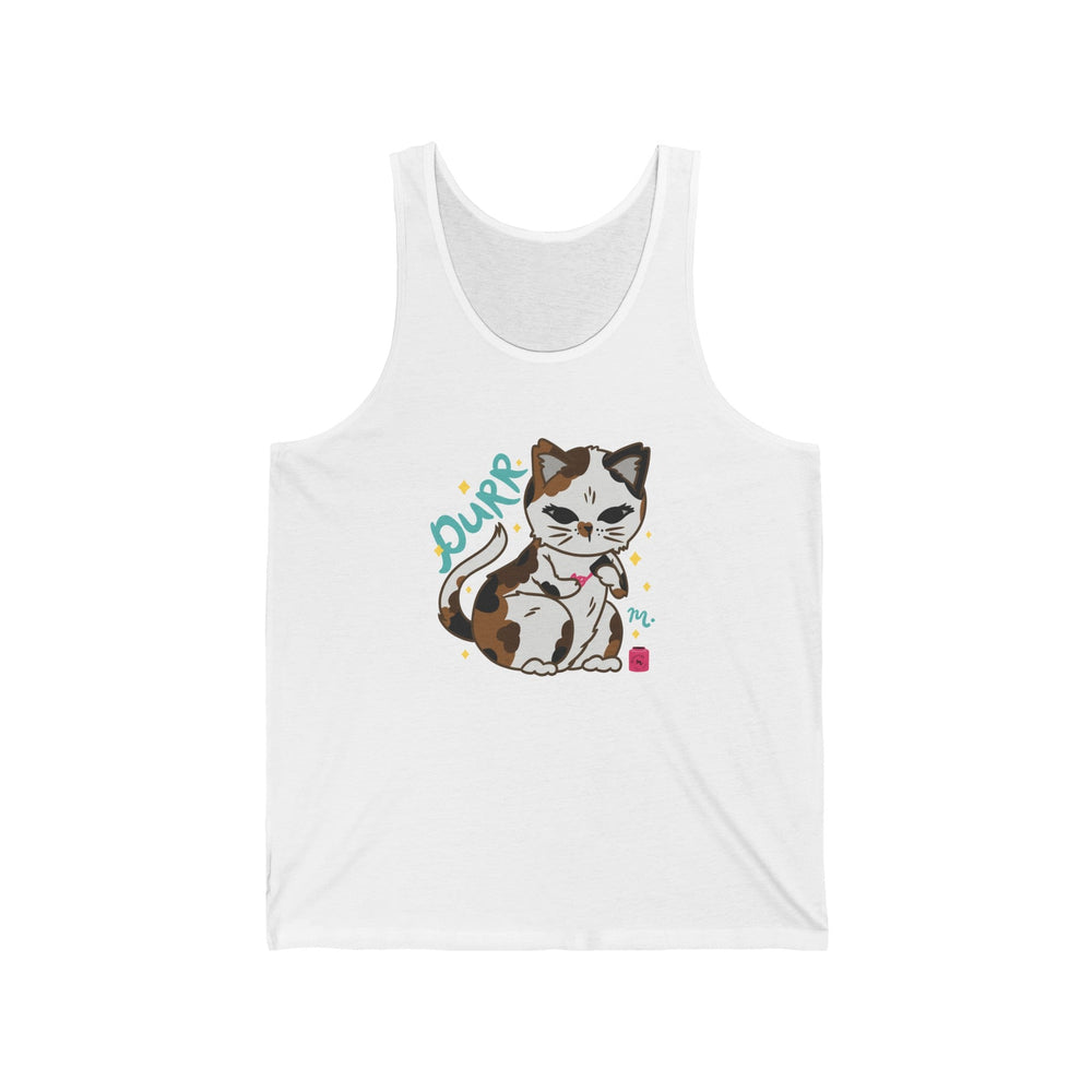 PURR Cat & Nails - Jersey Tank Top