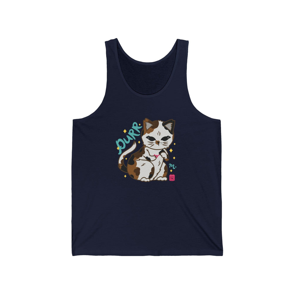 PURR Cat & Nails - Jersey Tank Top