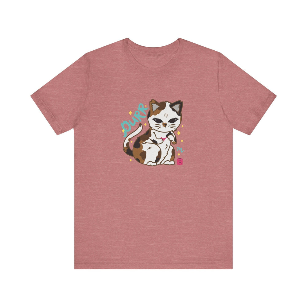 PURR Cat & Nails - Short Sleeve T-shirt