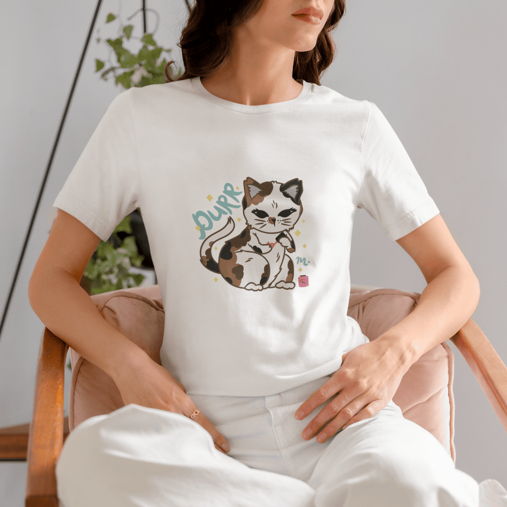 PURR Cat & Nails - Short Sleeve T-shirt