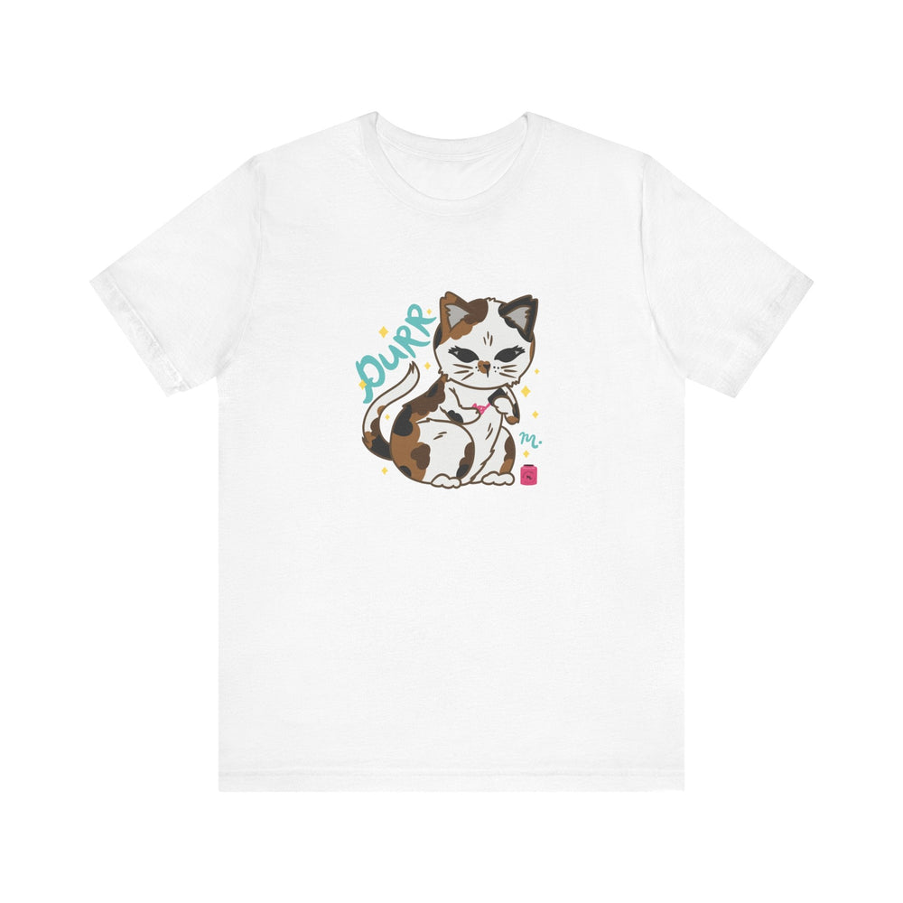 PURR Cat & Nails - Short Sleeve T-shirt