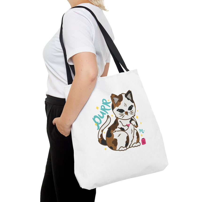PURR Cat & Nails Tote Bag