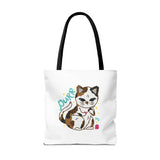 PURR Cat & Nails Tote Bag