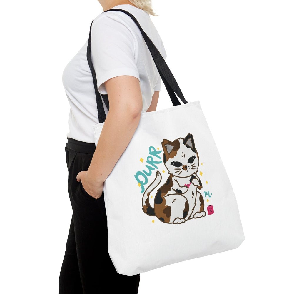 PURR Cat & Nails Tote Bag