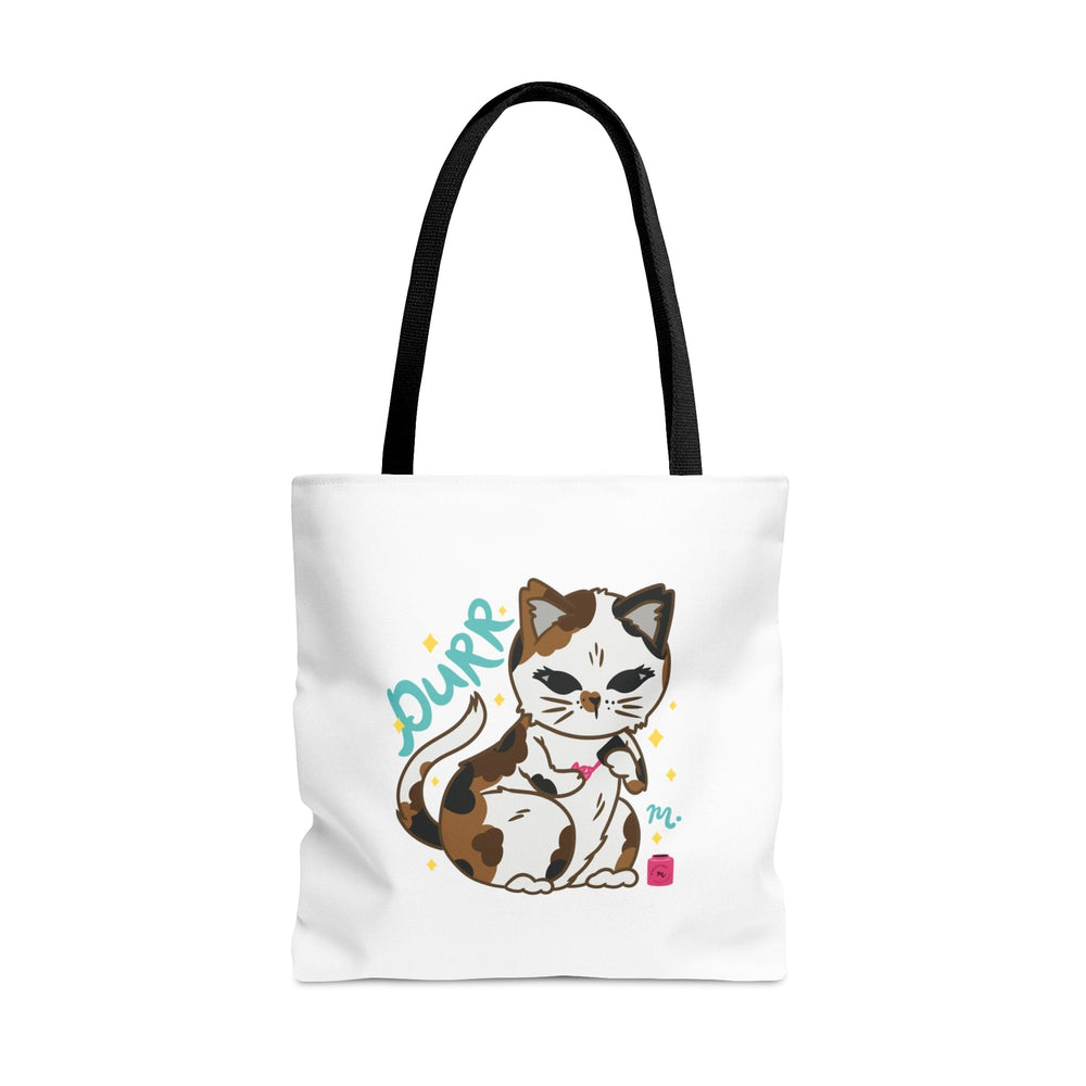 PURR Cat & Nails Tote Bag