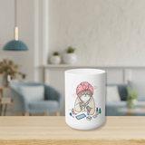 Spa Kitty Ceramic Coffee Mug 15oz