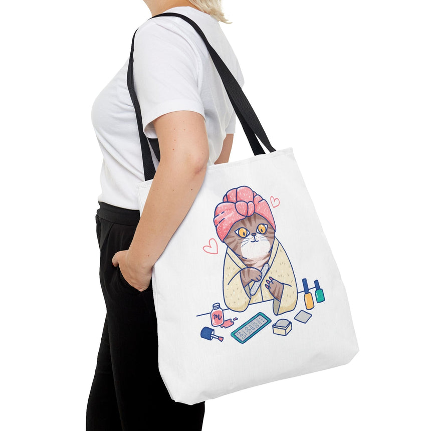 Spa Kitty Tote Bag