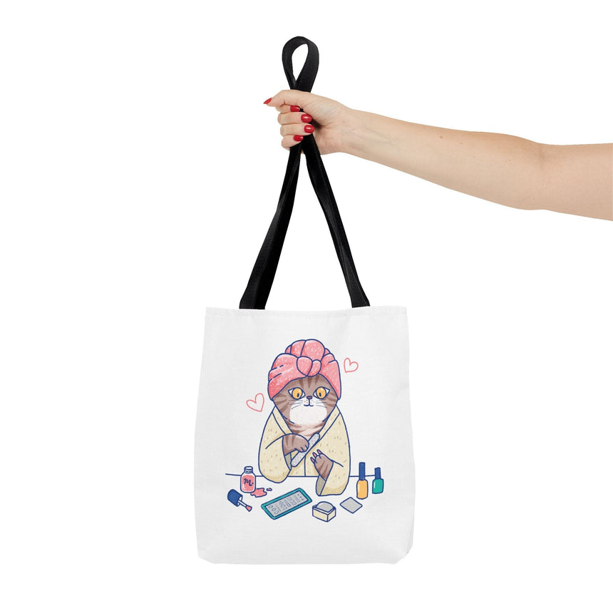 Spa Kitty Tote Bag