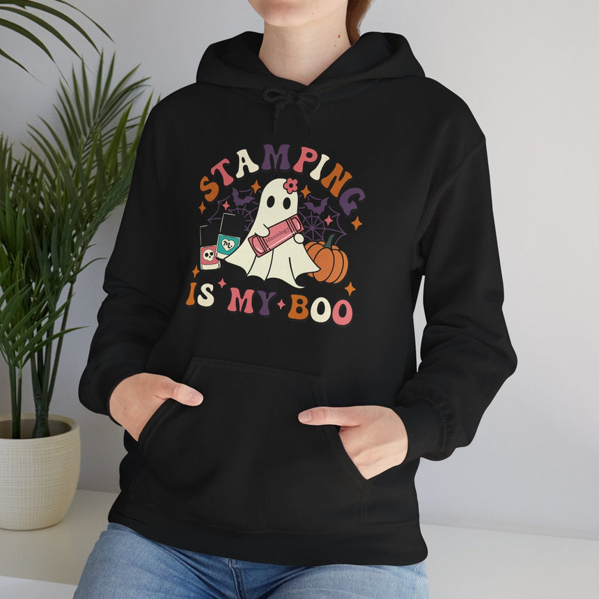 Stamping is my BOO - Heavy Blend Hoodie Sweatshirt