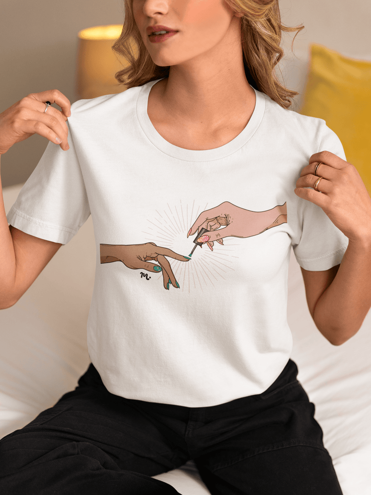 The Creation of Manicure - Short Sleeve T-shirt