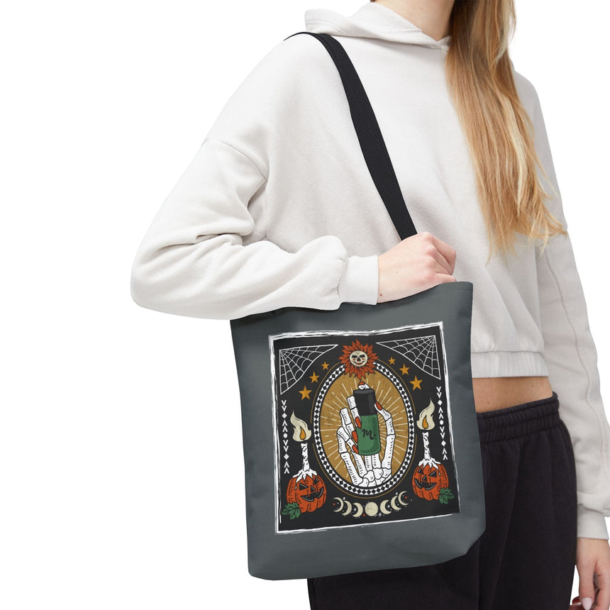 Vintage Halloween Tote Bag - Dark Grey