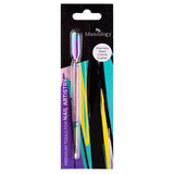 2-in-1 Double-Sided Stainless Steel Cuticle Pusher - Iridescent Rainbow Finish