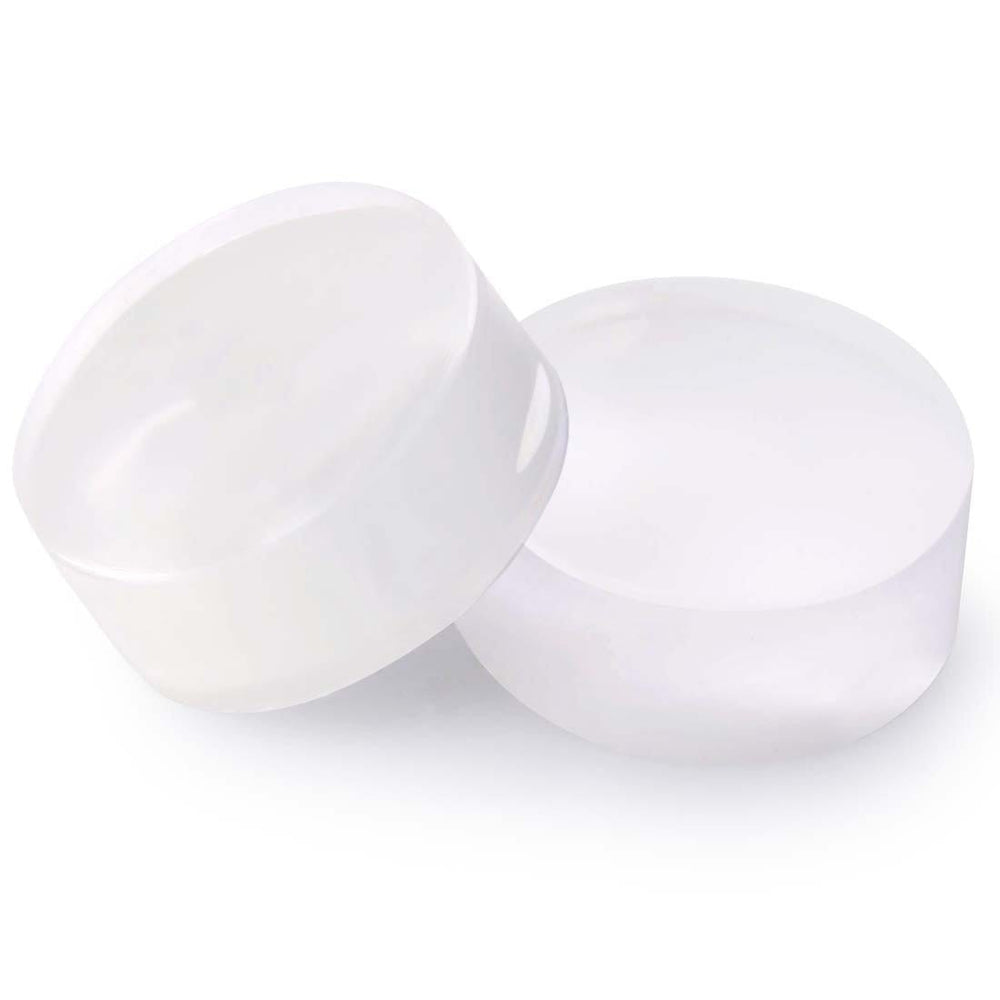  A set of 2 clear replacement heads for the SMALLER size (0.9 in. diam.) of Dual Sided Clear Stamper (No Handle).
