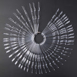 3-Tiered Clear Swatch Sticks w/ Ring - Set of 50 Sticks