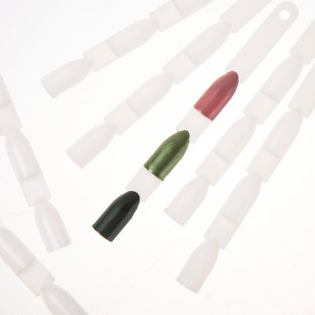 3-Tiered White Swatch Sticks w/ Ring - Set of 50 Sticks